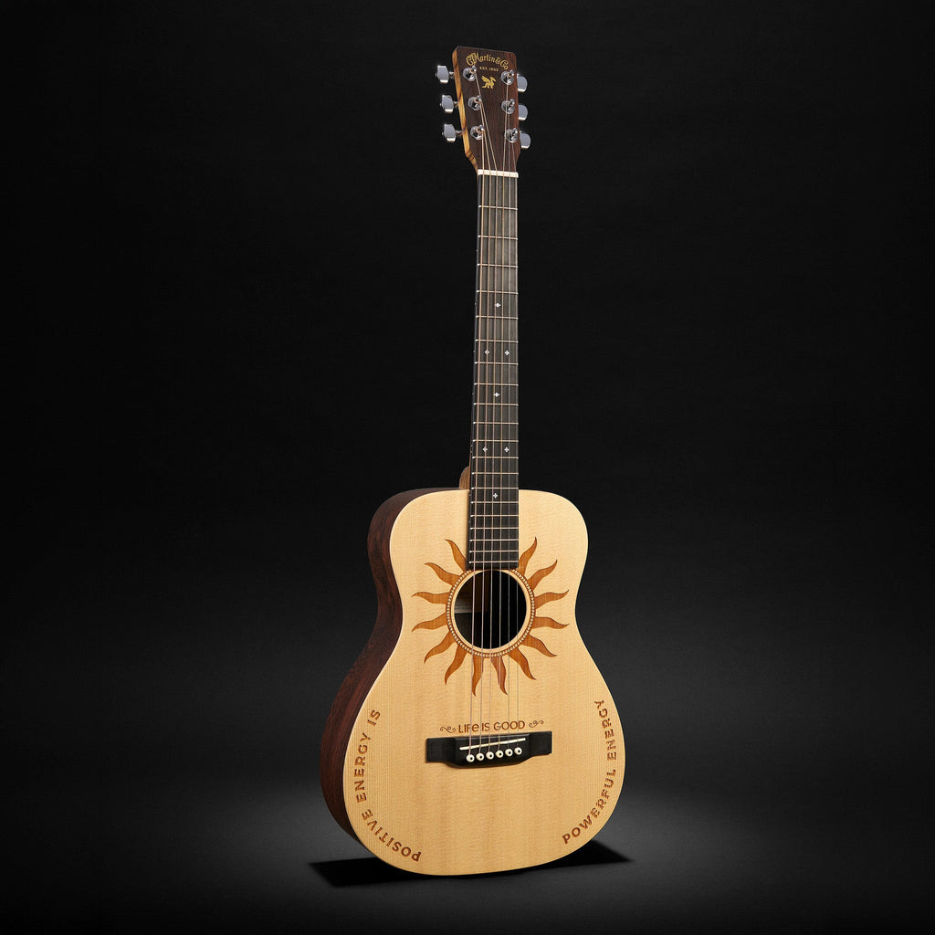 Martin Guitar x Life is Good Positive Energy Sun LX2 Acoustic Guitar