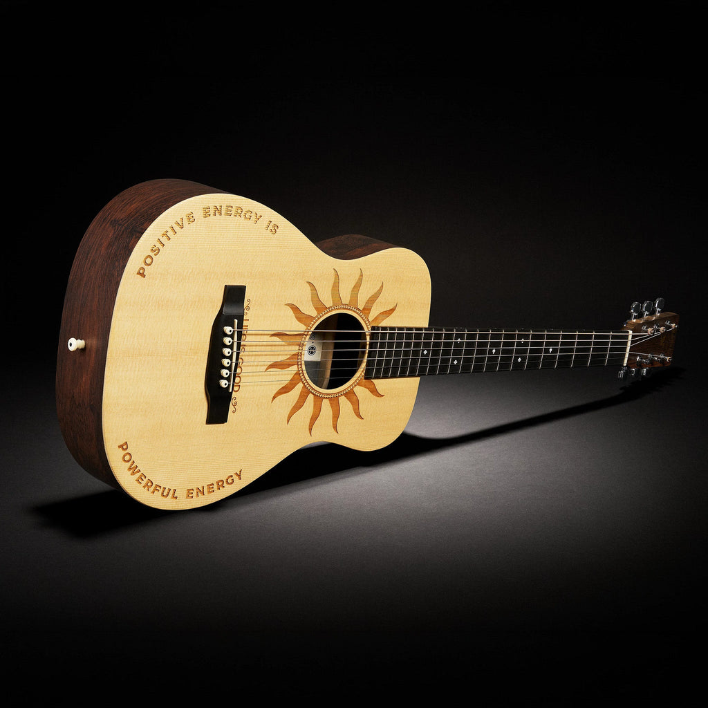 Martin Guitar x Life is Good Positive Energy Sun LX2 Acoustic Guitar