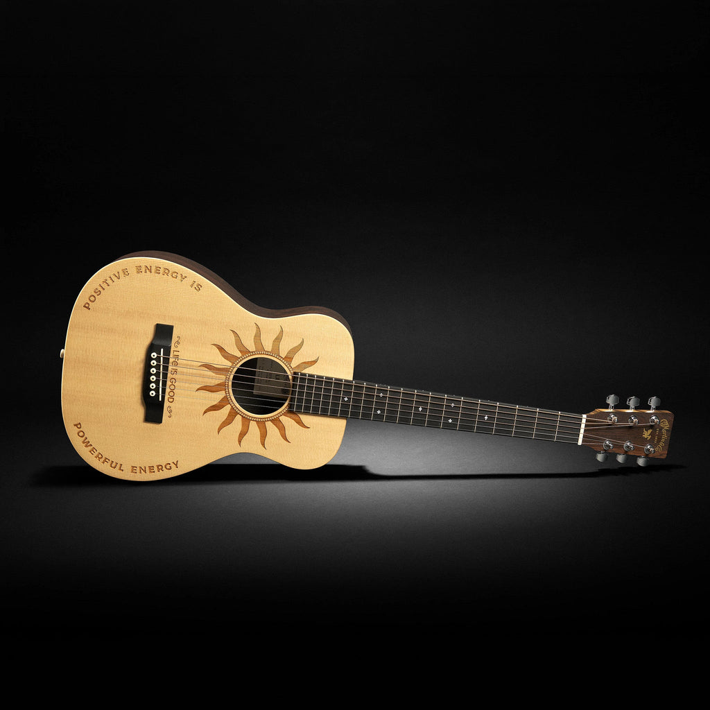 Martin Guitar x Life is Good Positive Energy Sun LX2 Acoustic Guitar