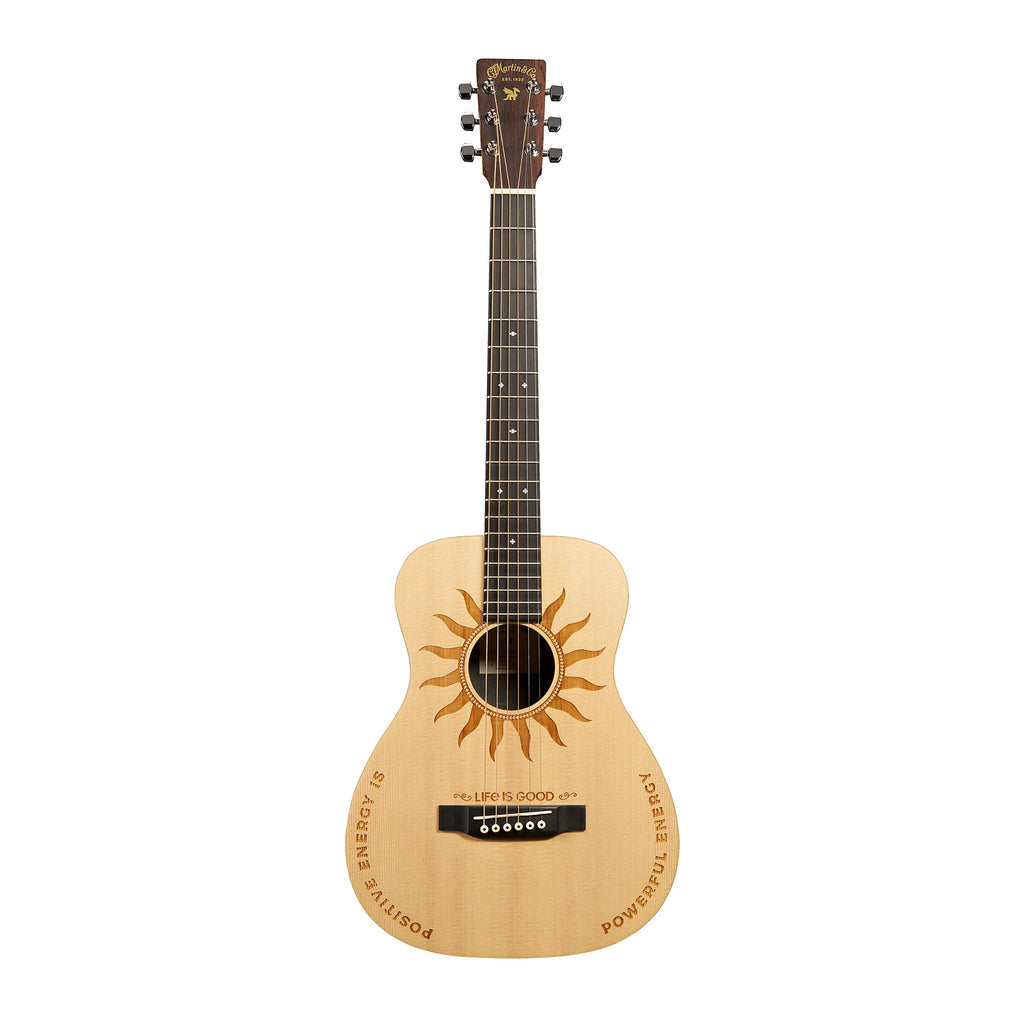 Martin Guitar x Life is Good Positive Energy Sun LX2 Acoustic Guitar
