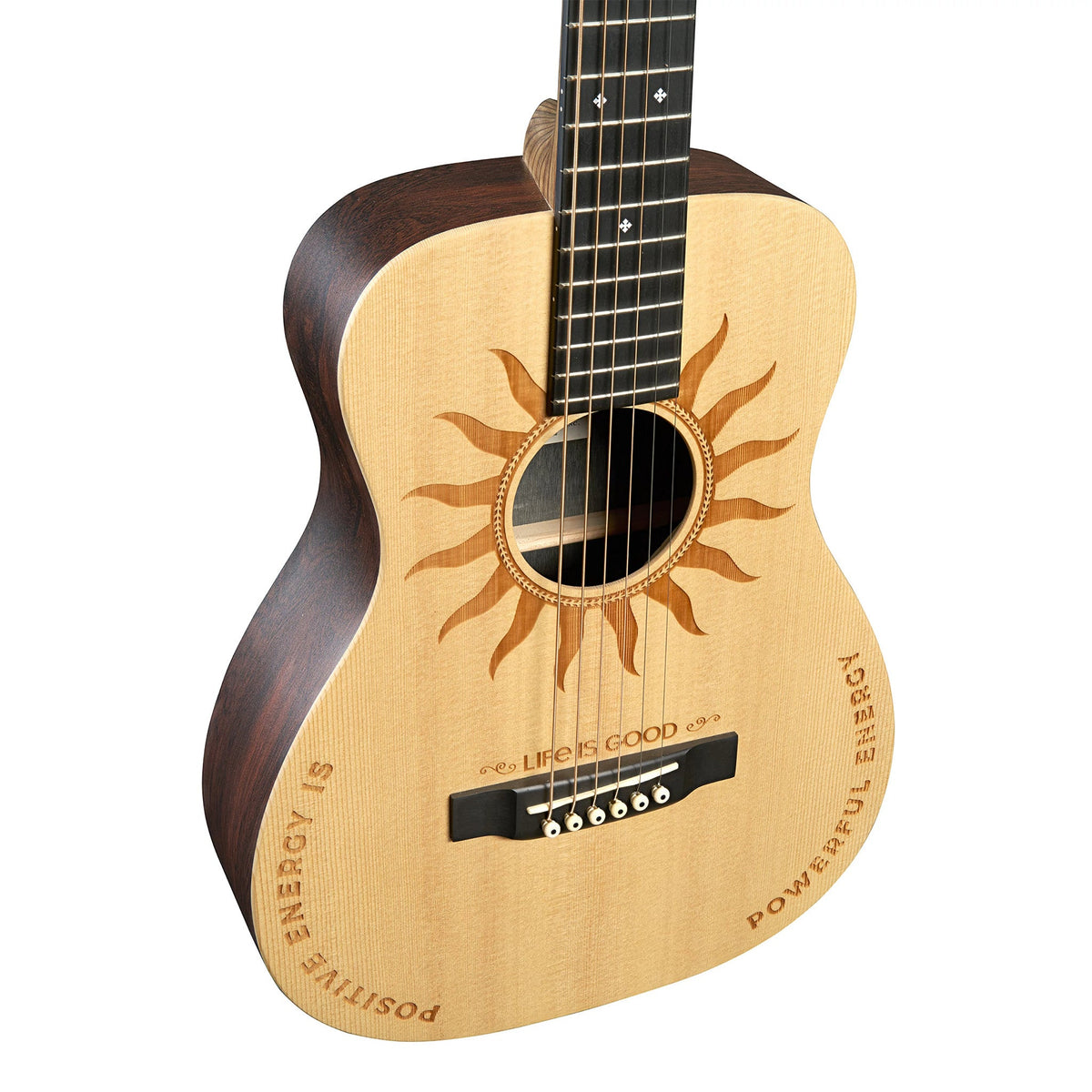 Martin Guitar x Life is Good Positive Energy Sun LX2 Acoustic Guitar