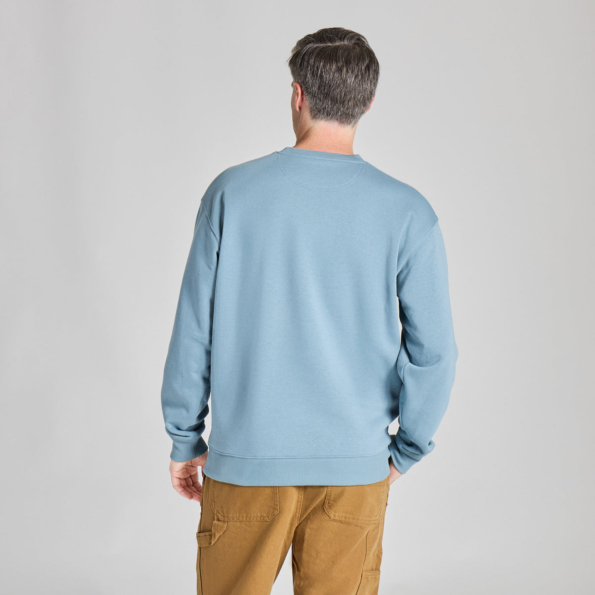 Men's LIG Stacked Wordmark Clean Good Vibes Crew