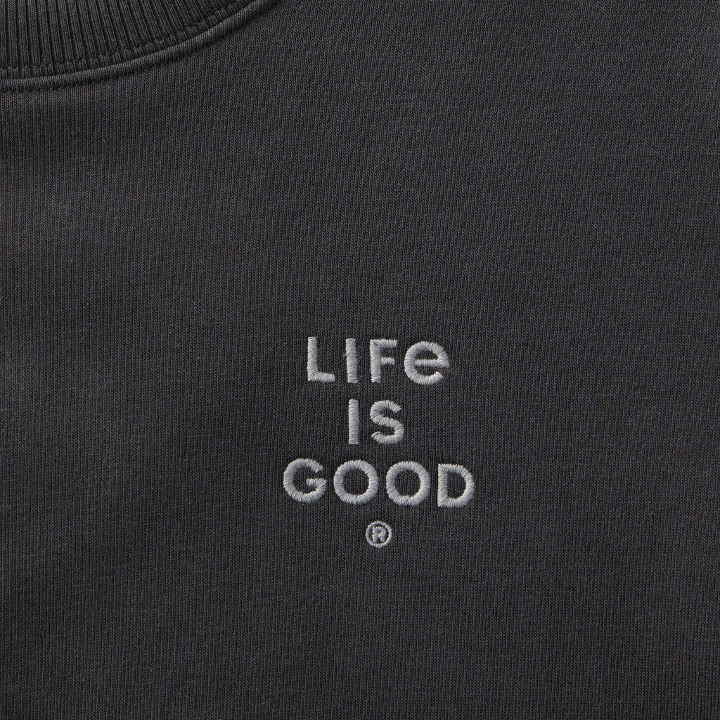 Men's LIG Stacked Wordmark Clean Good Vibes Crew
