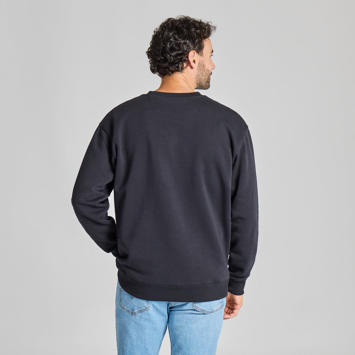 Men's LIG Stacked Wordmark Clean Good Vibes Crew