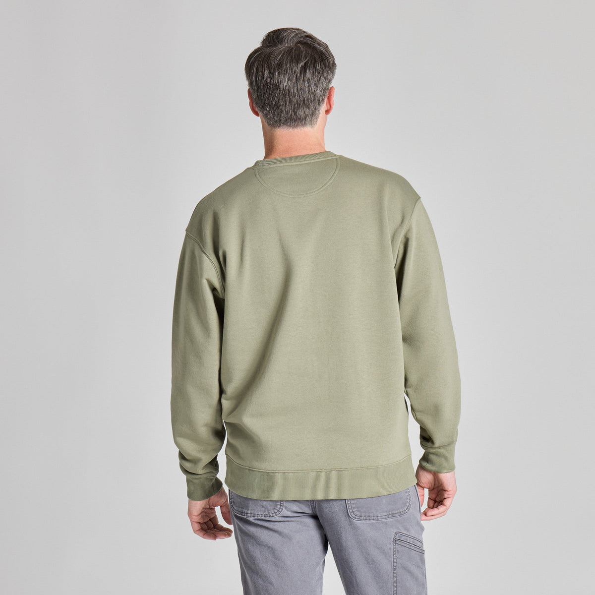 Men's LIG Stacked Wordmark Clean Good Vibes Crew