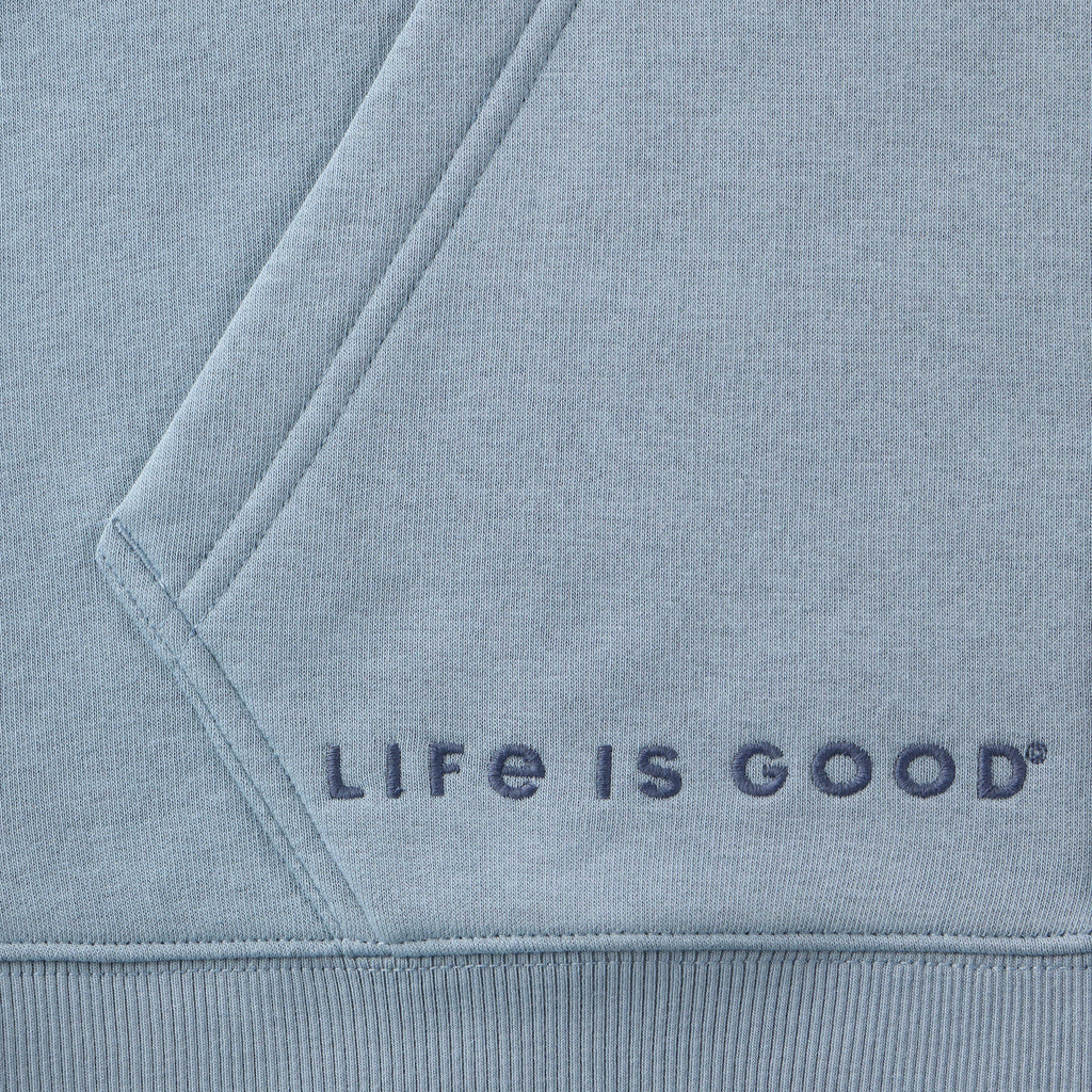 Men's Life is Good Crafty Wordmark Vibes Zip Hoodie product image 7