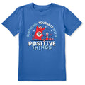 Kids Surround Yourself with Positive Things Short Sleeve Crusher Tee