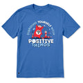 Men's Surround Yourself with Positive Things Short Sleeve Crusher Tee