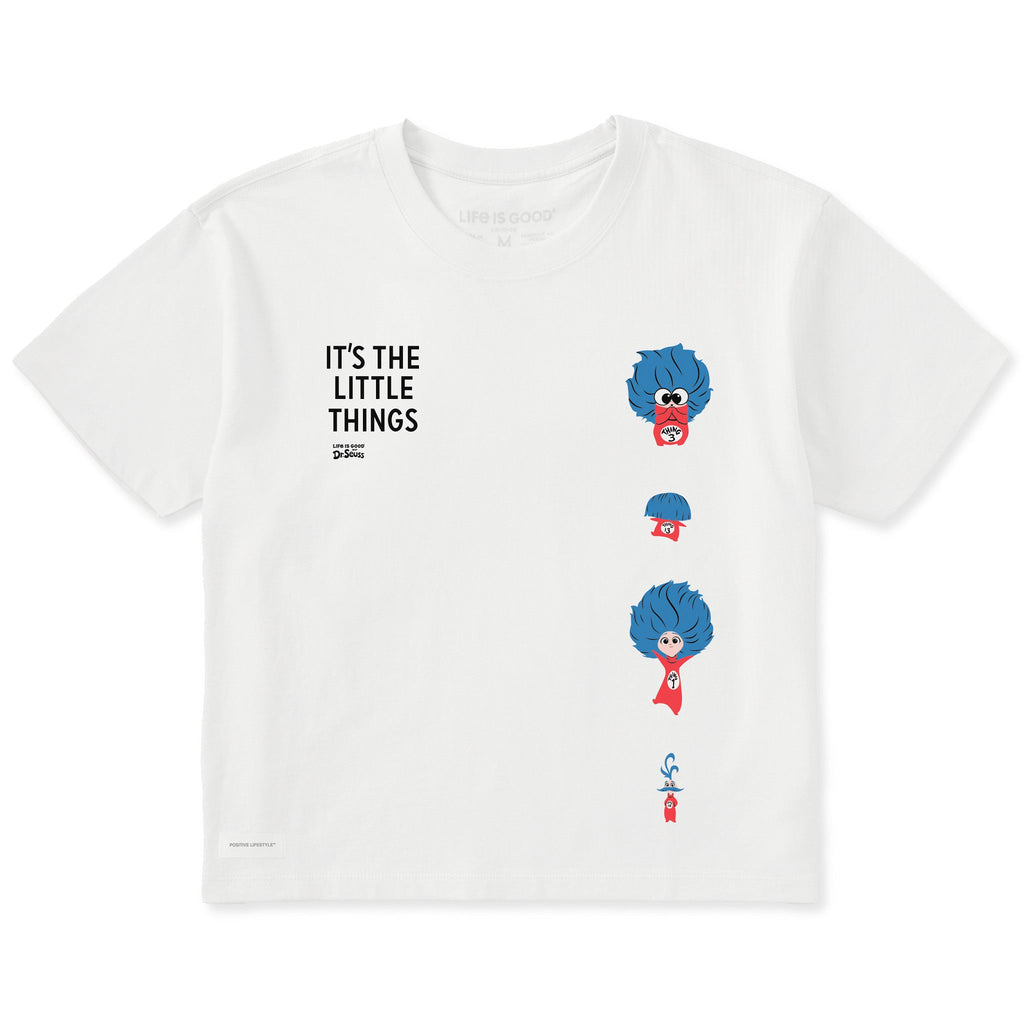 Women's It's the Little Things Stack Short Sleeve Crusher Boxy Tee