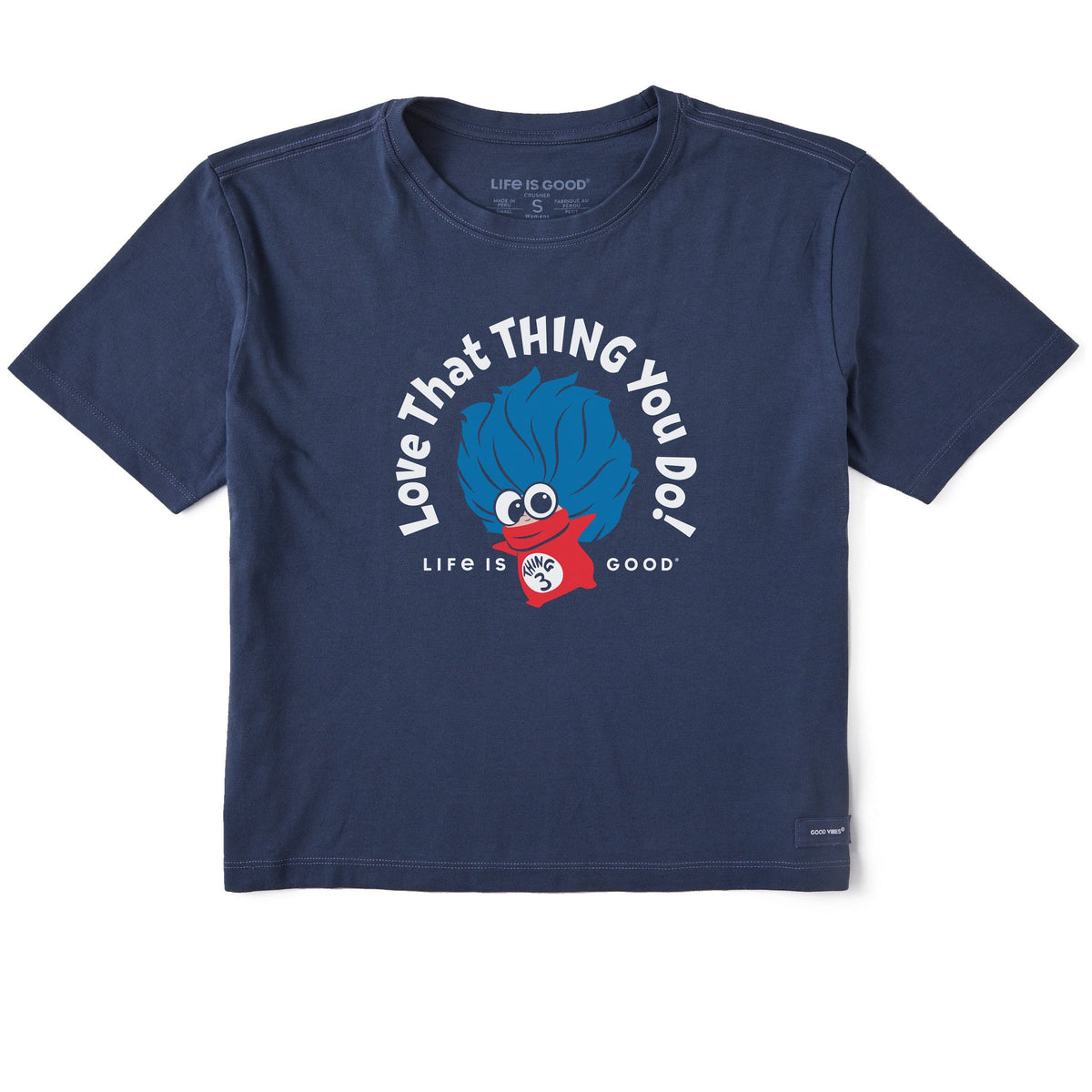 Women's Love that Thing You Do Short Sleeve Crusher Boxy Tee