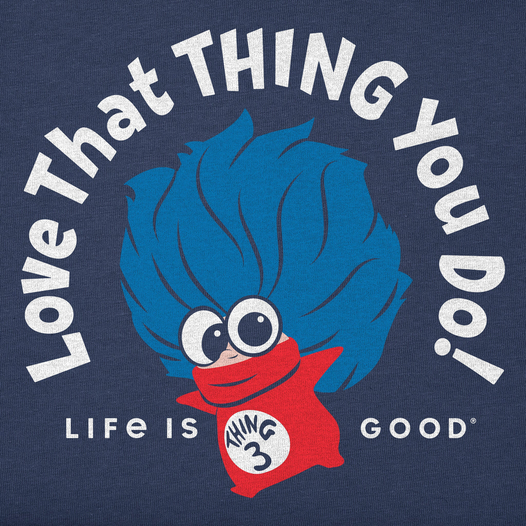 Women's Love that Thing You Do Short Sleeve Crusher Boxy Tee