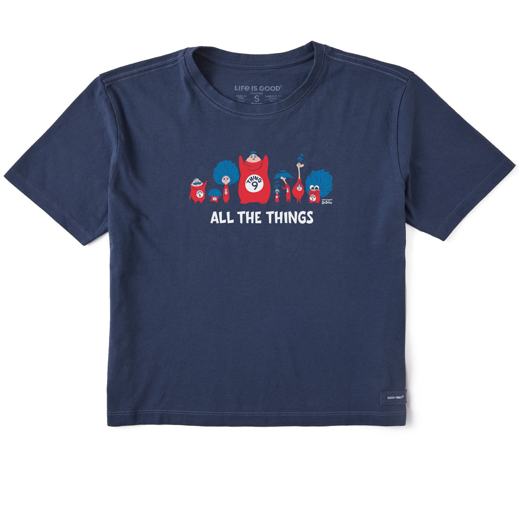 Women's All the Things Short Sleeve Crusher Boxy Tee