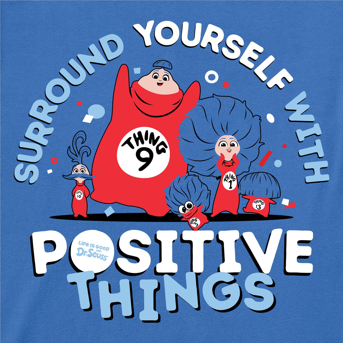 Women's Surround Yourself with Positive Things Short Sleeve Crusher Tee