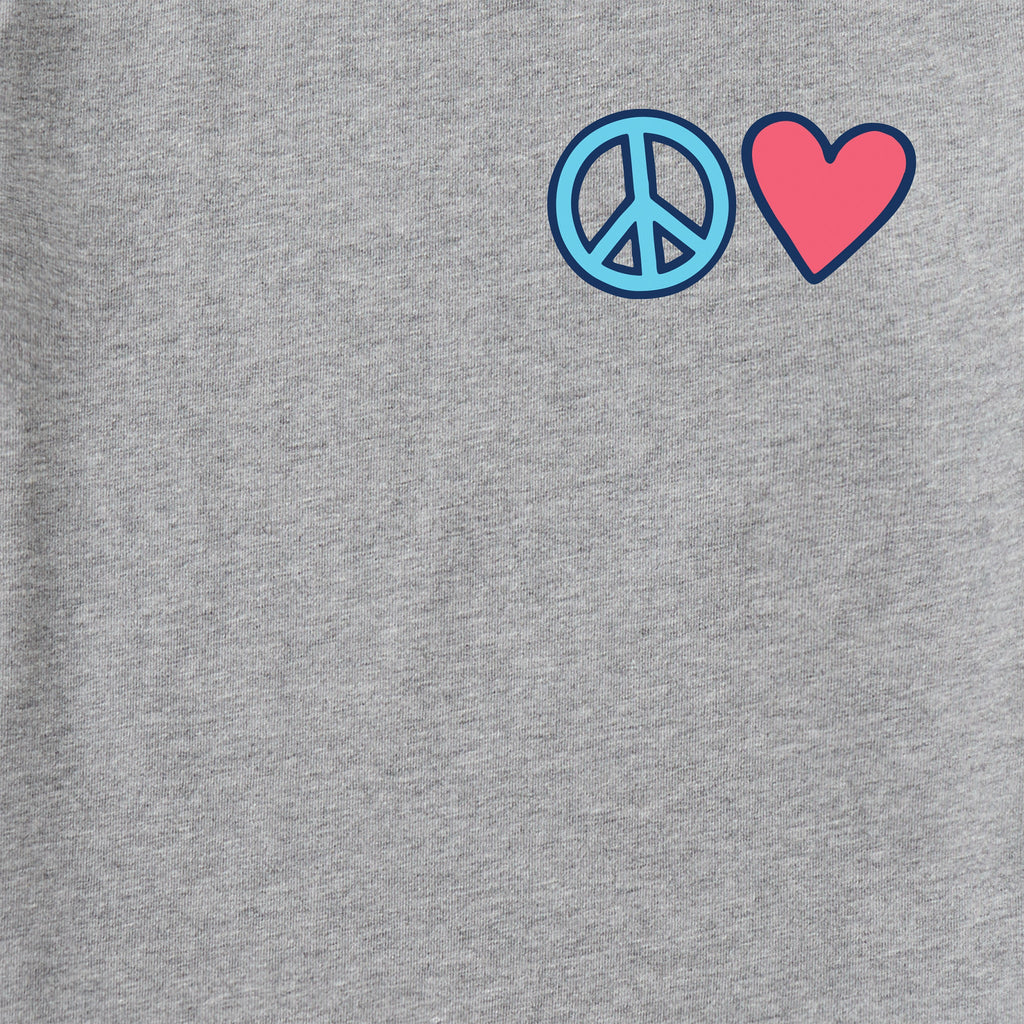 Women's Peace and Love Together Good Vibes Hoodie product image 2