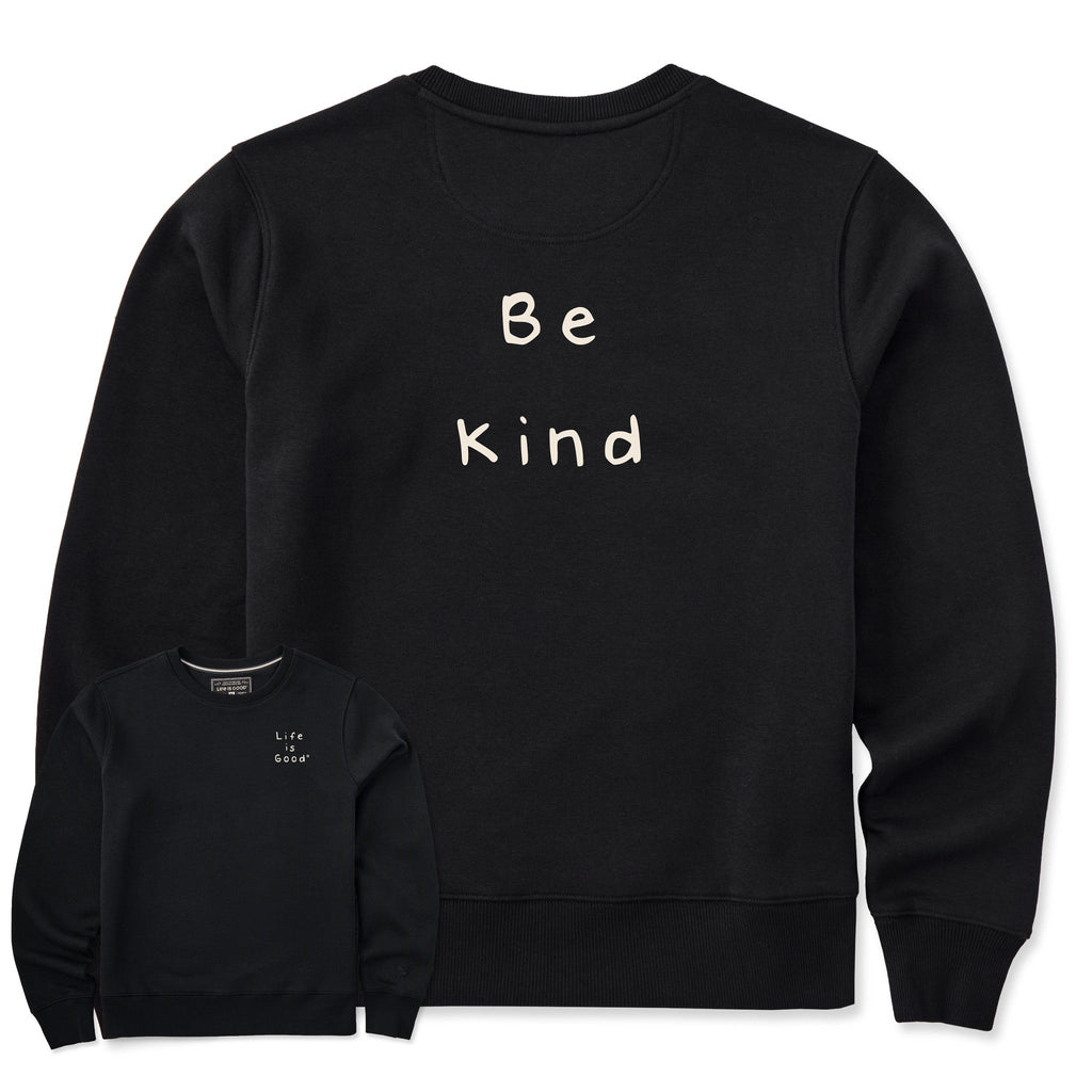 Women's Be Kind Good Vibes Crew