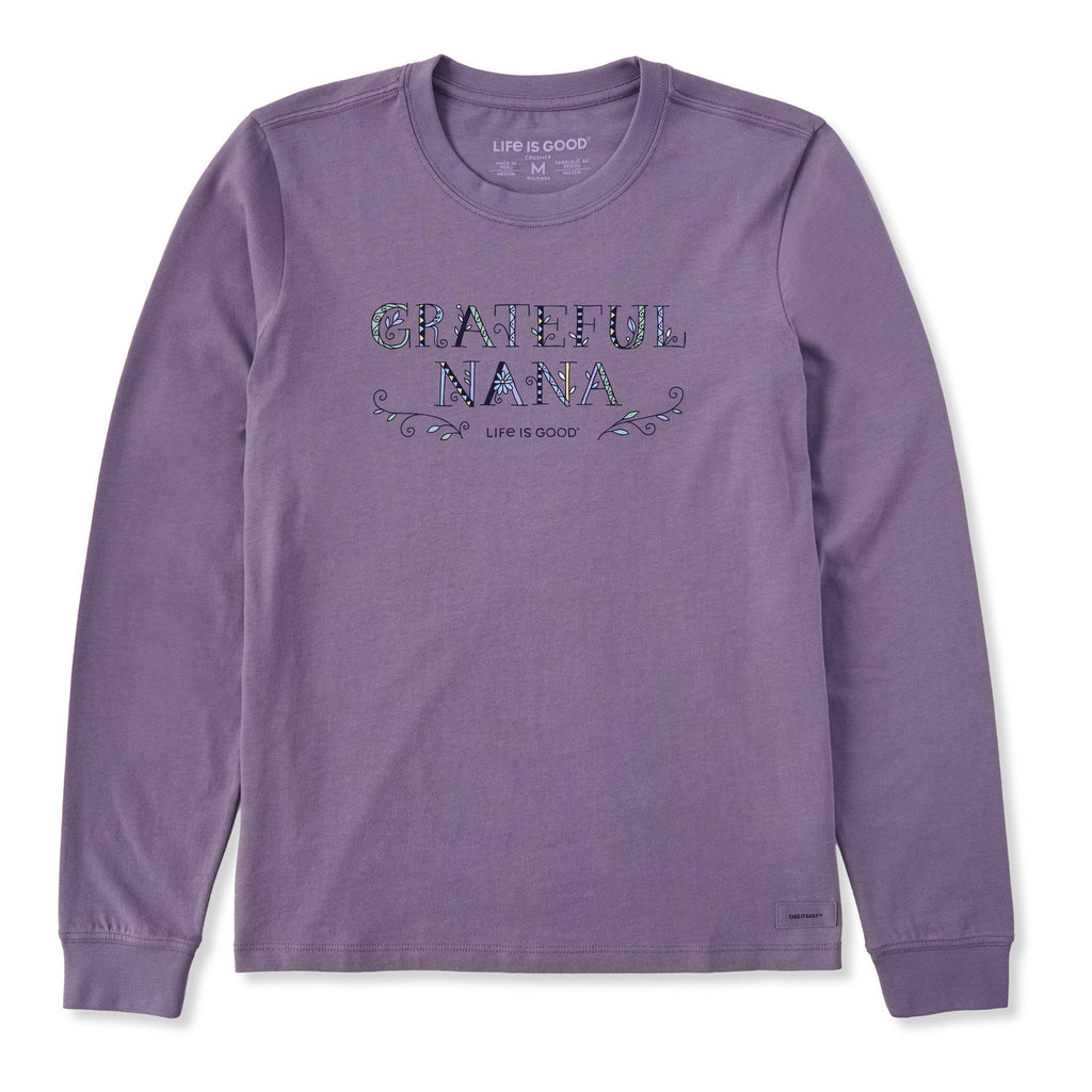 Women's Grateful Nana Doodle Long Sleeve Crusher Tee product image 1