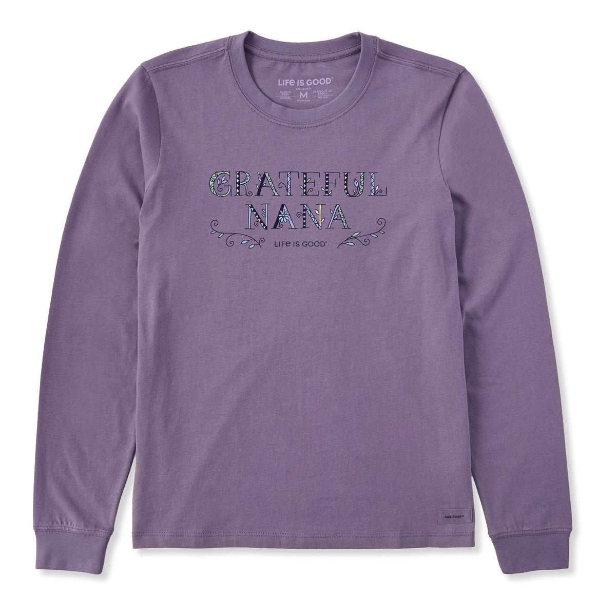 Women's Grateful Nana Doodle Long Sleeve Crusher Tee product image 1