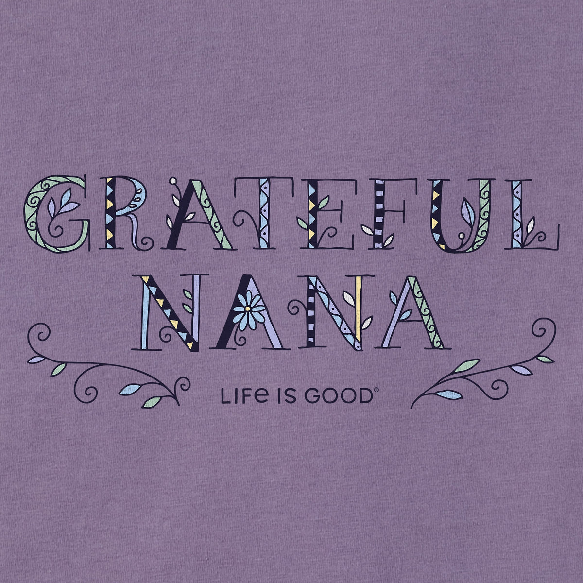 Women's Grateful Nana Doodle Long Sleeve Crusher Tee product image 2