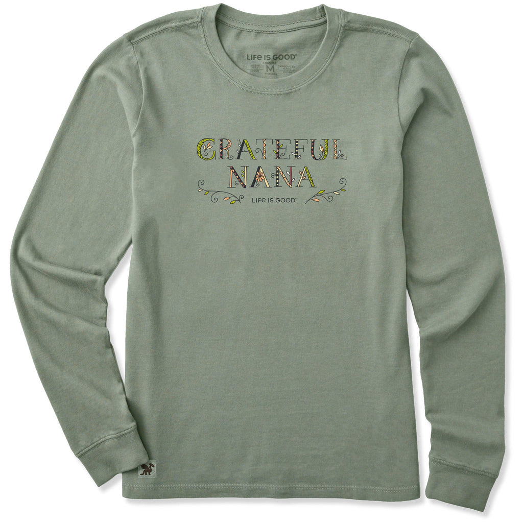 Women's Grateful Nana Doodle Long Sleeve Crusher Tee product image 3