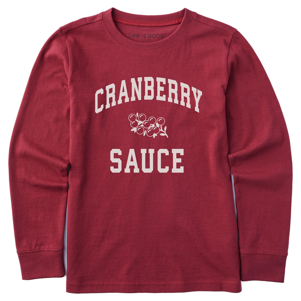 Kids Cranberry Sauce Arch Long Sleeve Crusher Tee product image 1