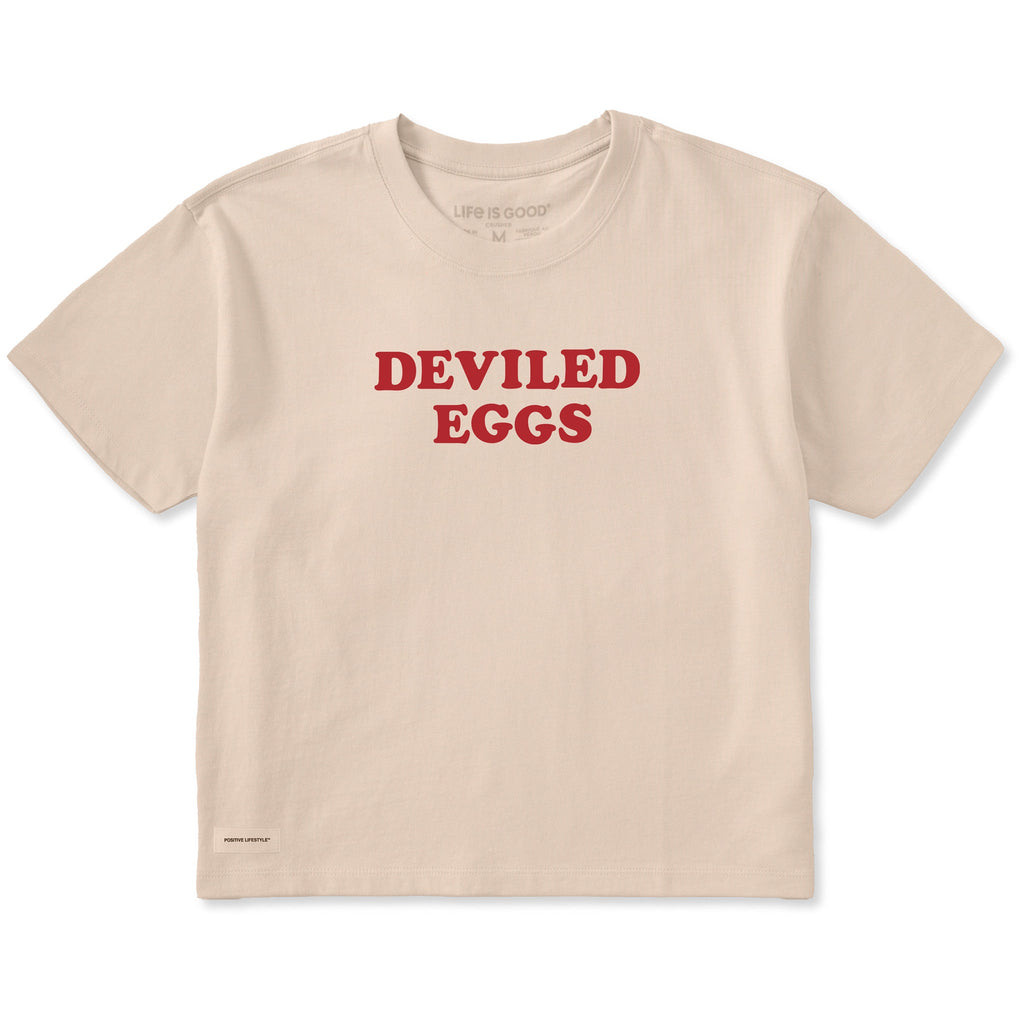 Women's Deviled Eggs Cooper Short Sleeve Crusher Boxy Tee product image 1