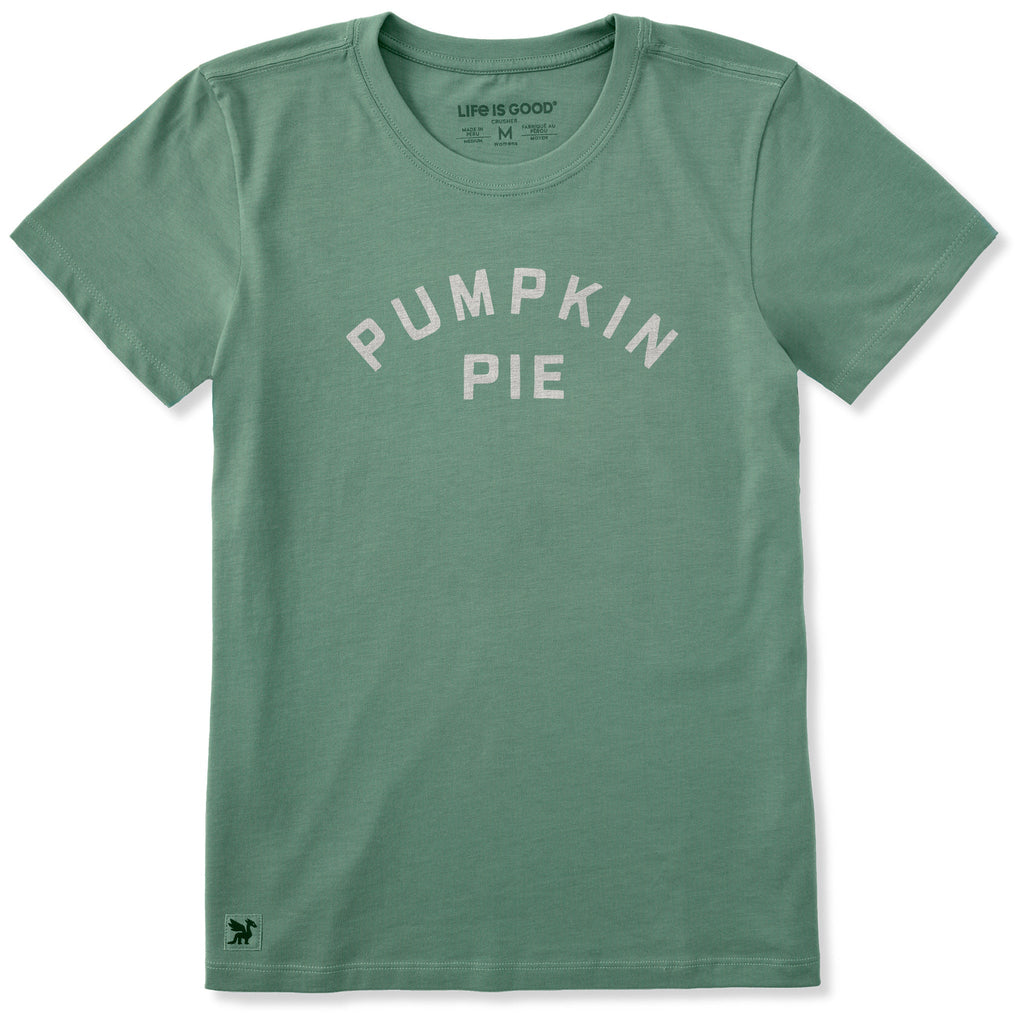 Women's Pumpkin Pie Old School Arch Short Sleeve Crusher Tee product image 1