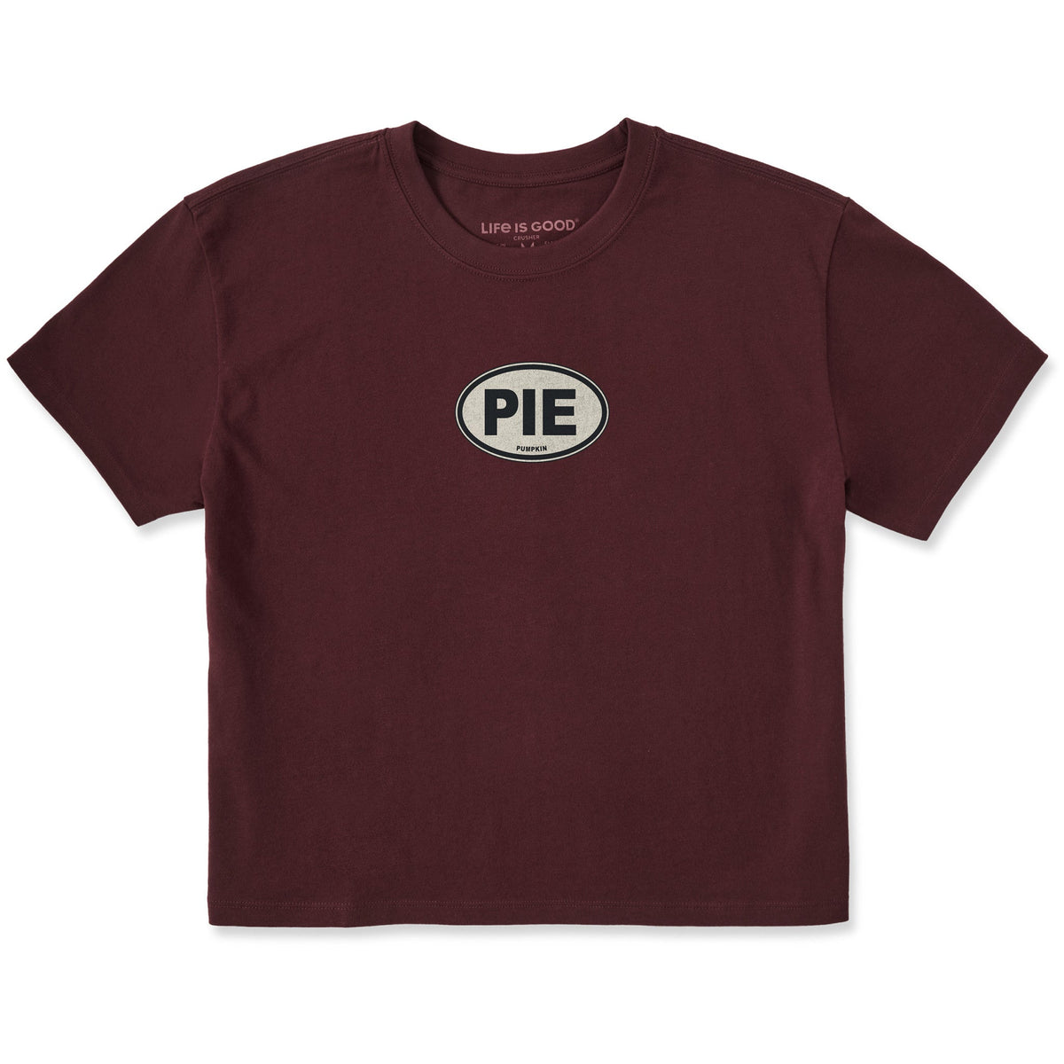 Women's Pie Oval Short Sleeve Crusher Boxy Tee product image 1