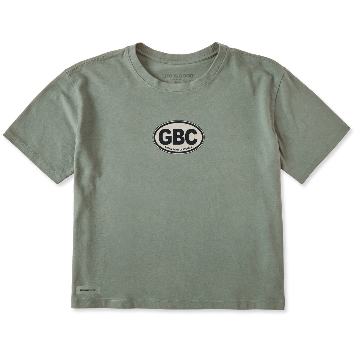 Women's Green Bean Casserole Oval Short Sleeve Crusher Boxy product image 1