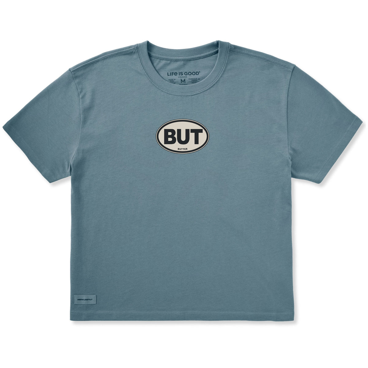 Women's Butter Oval Short Sleeve Crusher Boxy Tee product image 1