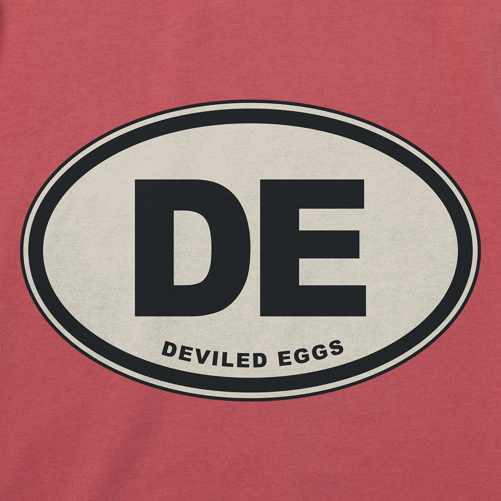 Men's Deviled Eggs Oval Short Sleeve Crusher Tee