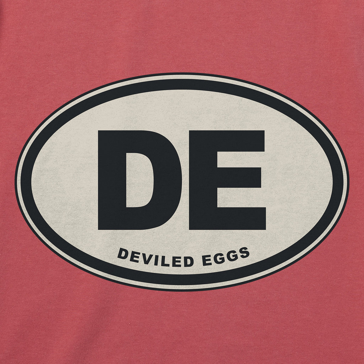 Men's Deviled Eggs Oval Short Sleeve Crusher Tee