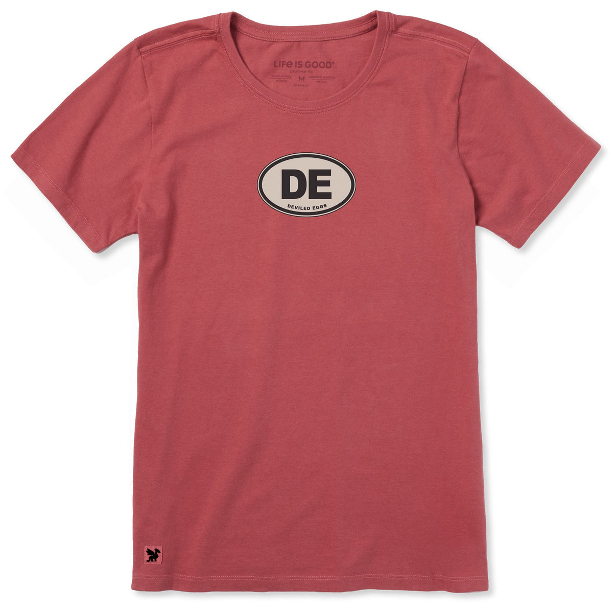 Women's Deviled Eggs Oval Short Sleeve Crusher Tee