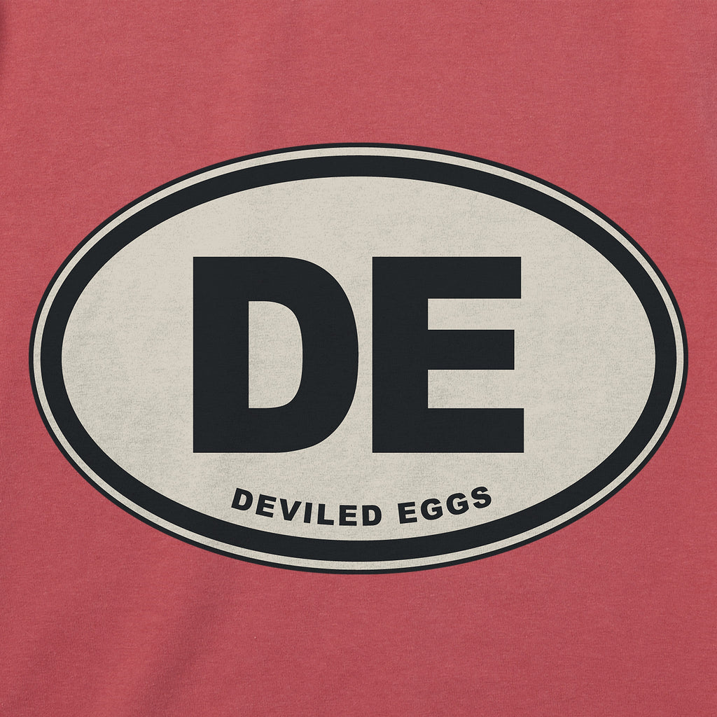 Women's Deviled Eggs Oval Short Sleeve Crusher Tee