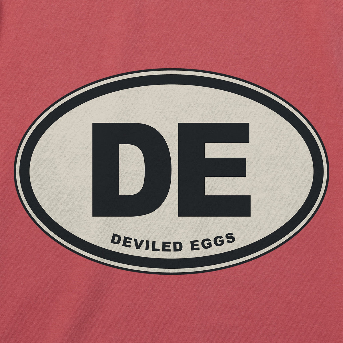 Women's Deviled Eggs Oval Short Sleeve Crusher Tee