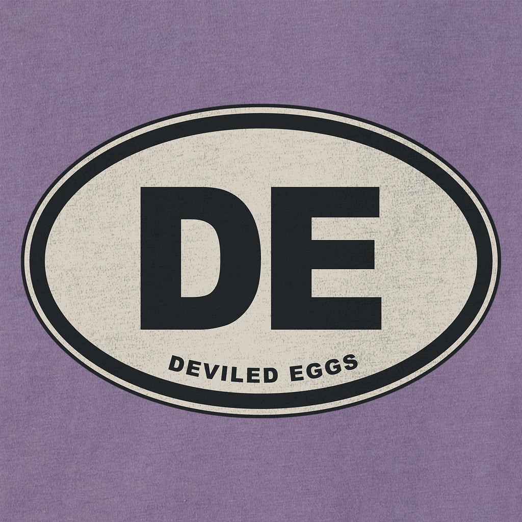 Women's Deviled Eggs Oval Short Sleeve Crusher Boxy Tee