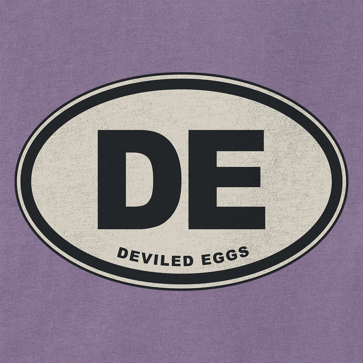 Women's Deviled Eggs Oval Short Sleeve Crusher Boxy Tee
