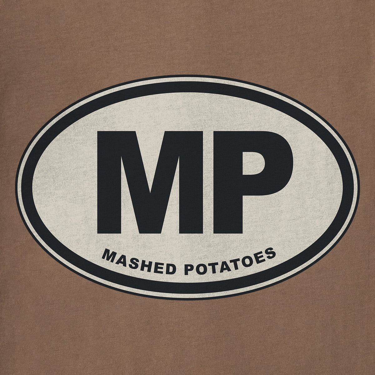 Men's Mashed Potatoes Oval Short Sleeve Crusher Tee product image 2