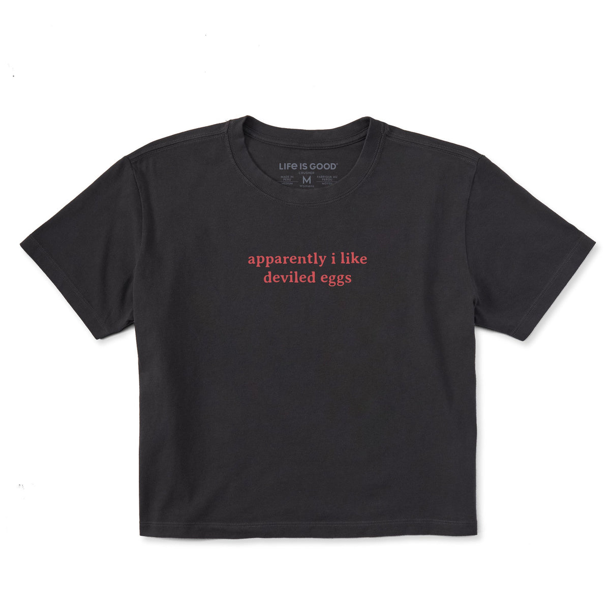 Women's Deviled Eggs Apparently Short Sleeve Crusher Boxy product image 1