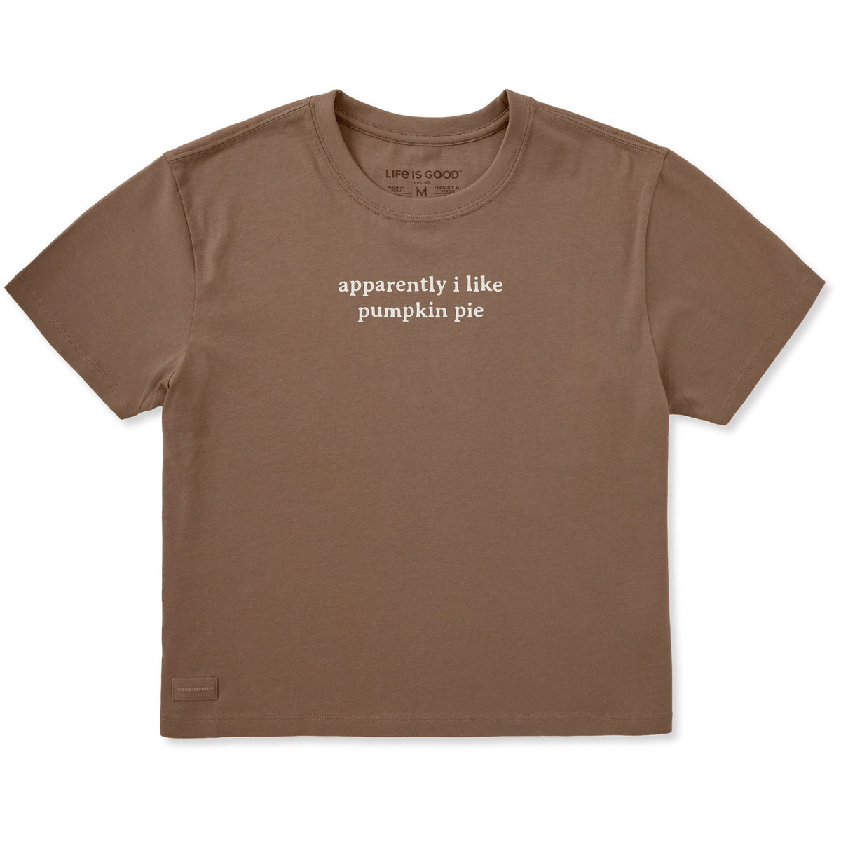Women's Pumpkin Pie Apparently Short Sleeve Crusher Boxy Tee product image 1