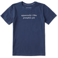 Kids Pumpkin Pie Apparently Short Sleeve Crusher Tee product image 1