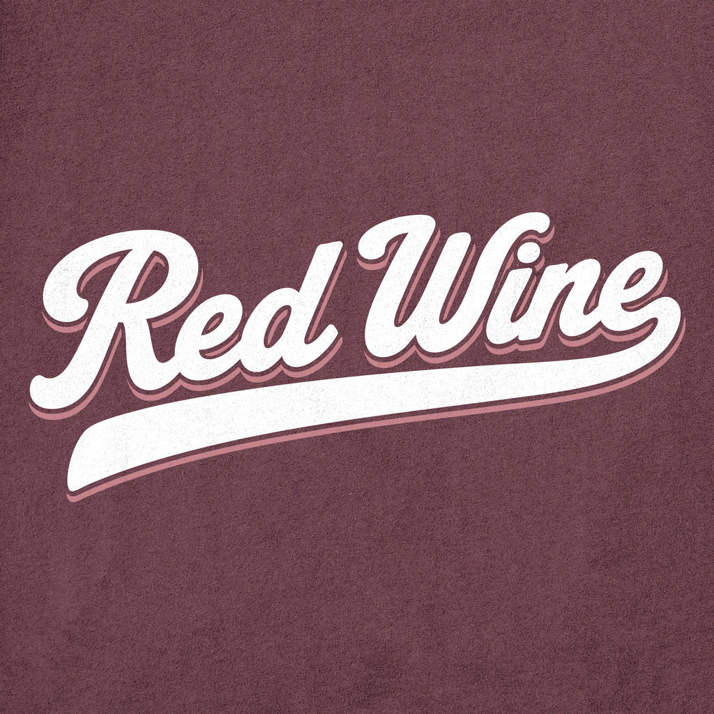 Men's Red Wine Ballyard Script Short Sleeve Crusher Tee product image 2