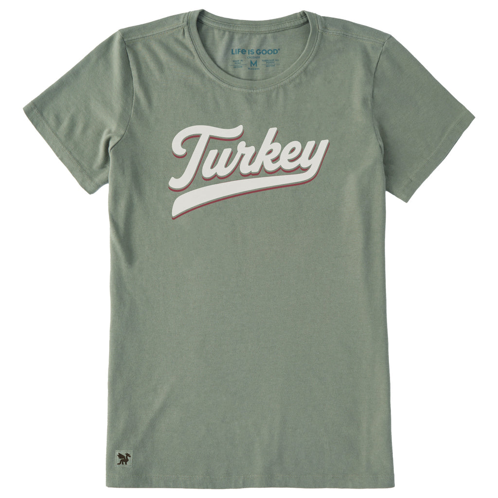 Women's Turkey Ballyard Script Short Sleeve Crusher Tee product image 1
