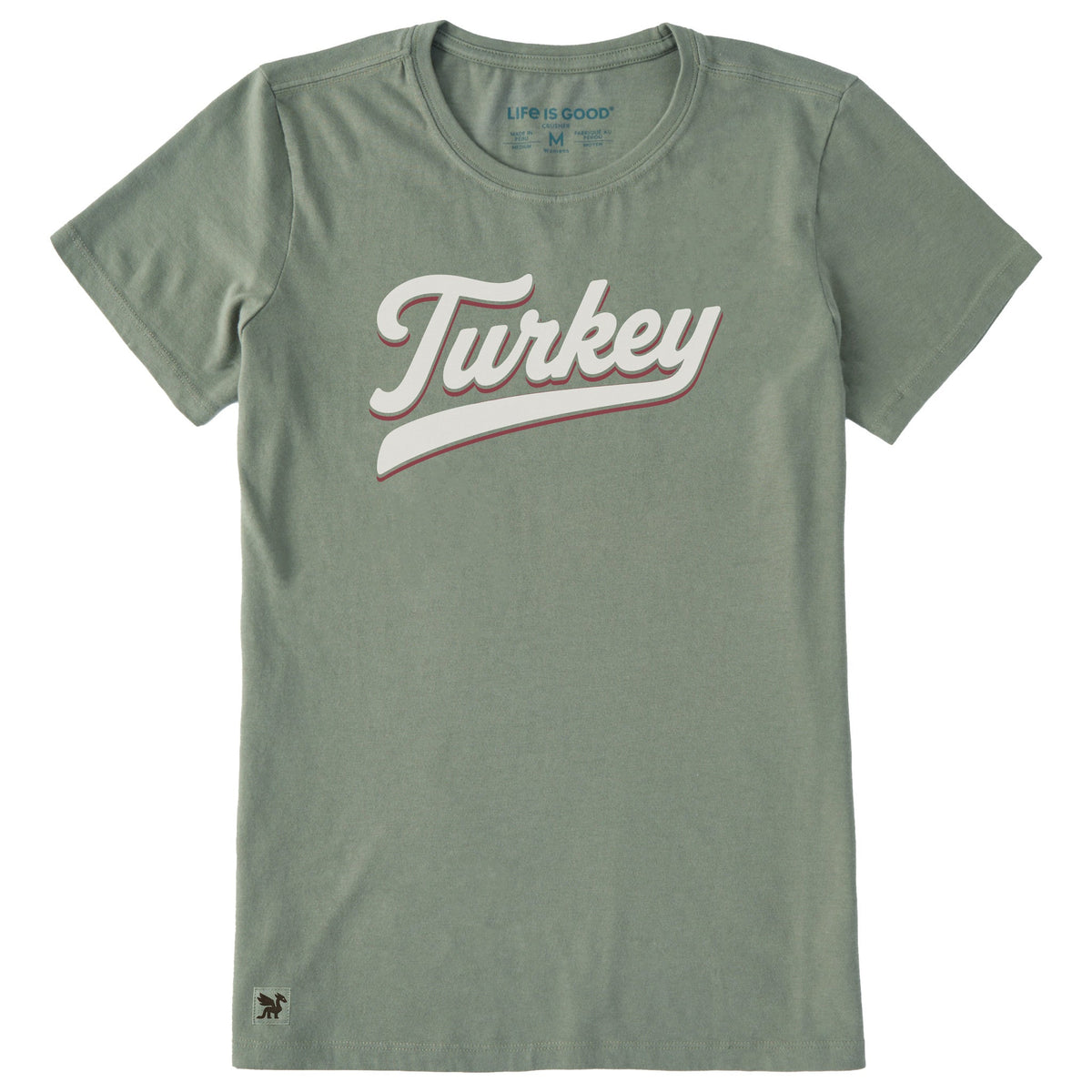 Women's Turkey Ballyard Script Short Sleeve Crusher Tee product image 1