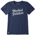 Women's Mashed Potatoes Scripty Short Sleeve Crusher Tee product image 1