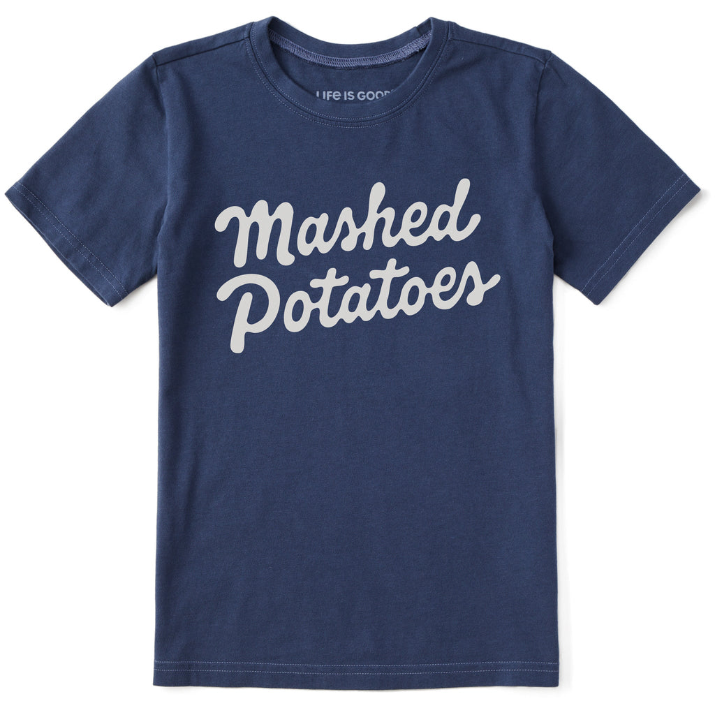 Kids Mashed Potatoes Scripty Short Sleeve Crusher Tee product image 1