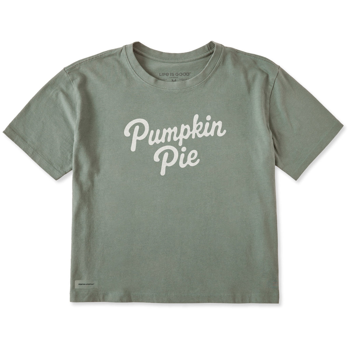 Women's Pumpkin Pie Scripty Short Sleeve Crusher Boxy Tee product image 1
