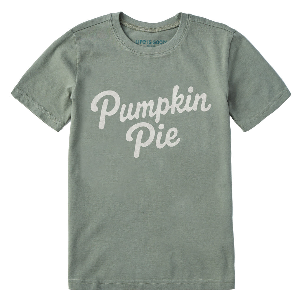 Kids Pumpkin Pie Scripty Short Sleeve Crusher Tee product image 1