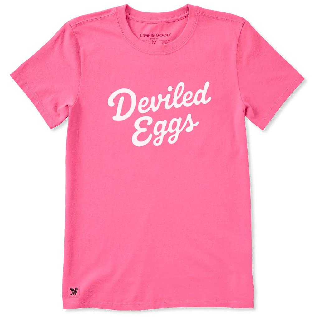 Women's Deviled Eggs Scripty Short Sleeve Crusher Tee product image 1