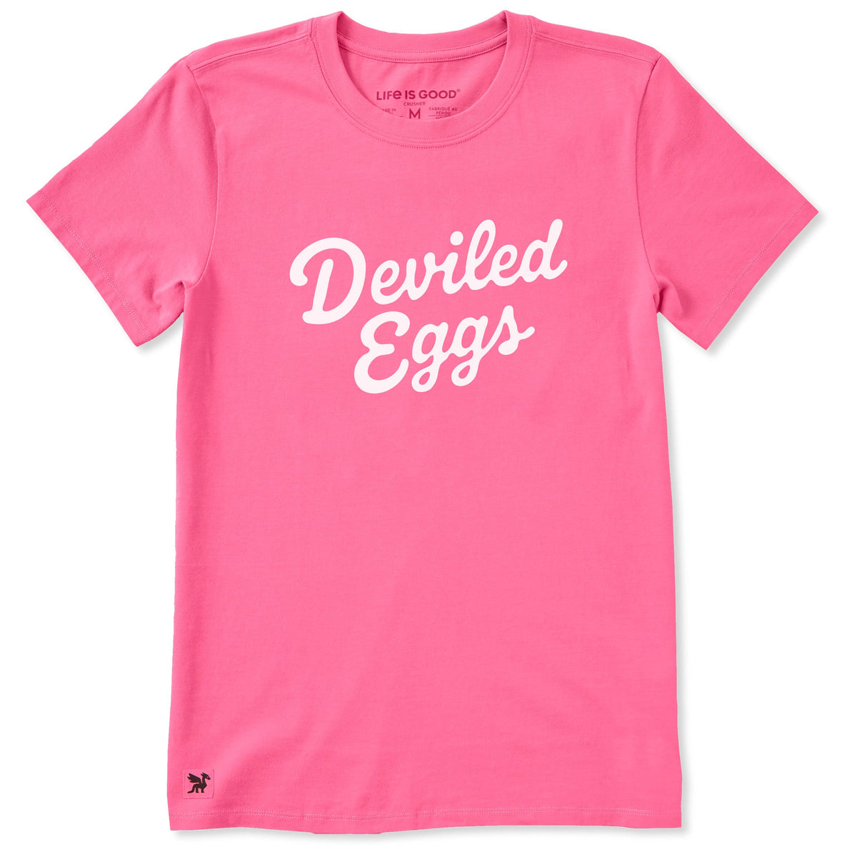 Women's Deviled Eggs Scripty Short Sleeve Crusher Tee product image 1