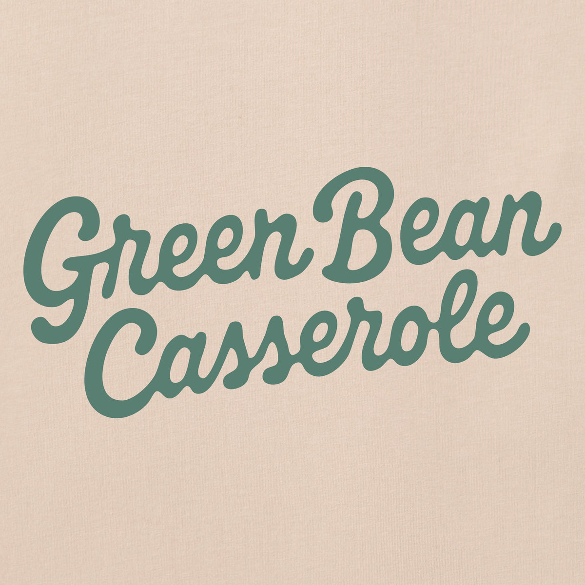 Men's Green Bean Casserole Scripty Short Sleeve Crusher Tee product image 2